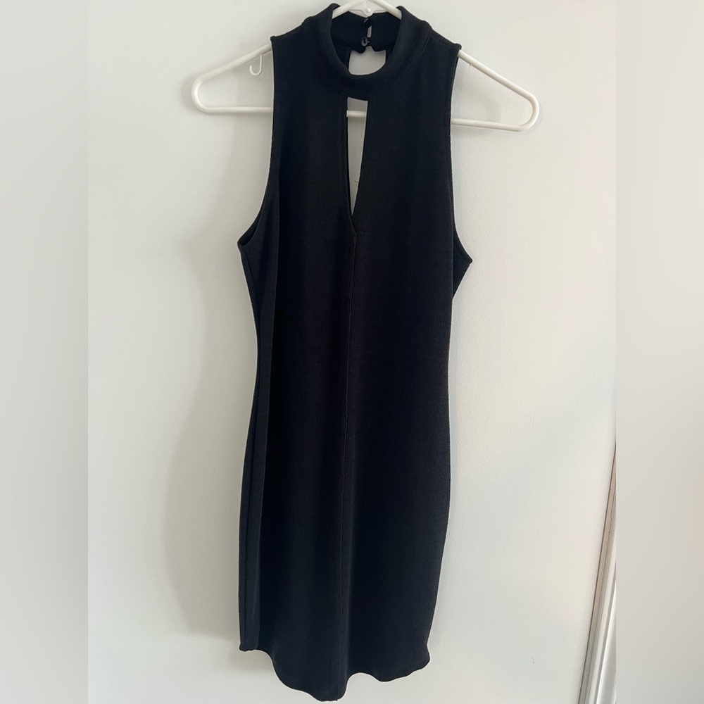 ASTR bodycon sleeveless mini sweaterdress
